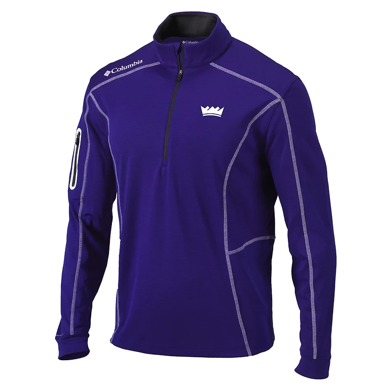 Columbia Sacramento Kings Shotgun Quarter-Zip Pullover Jacket