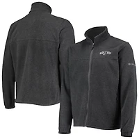 Columbia San Antonio Spurs Heathered Charcoal Flanker Full-Zip Jacket