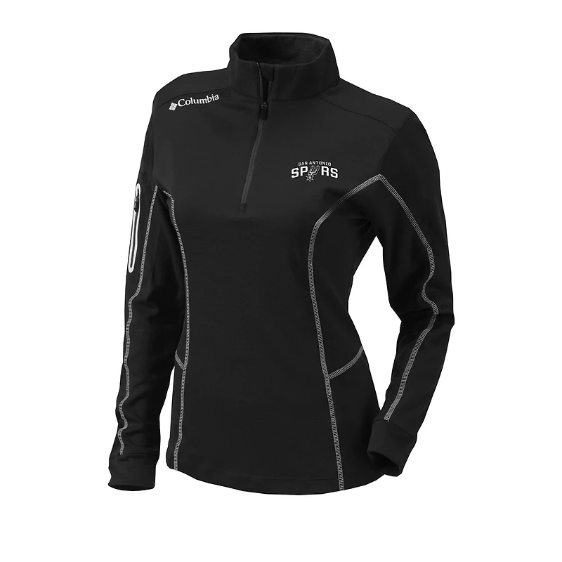 Columbia San Antonio Spurs Omni-Wick Shotgun Quarter-Zip Pullover Top
