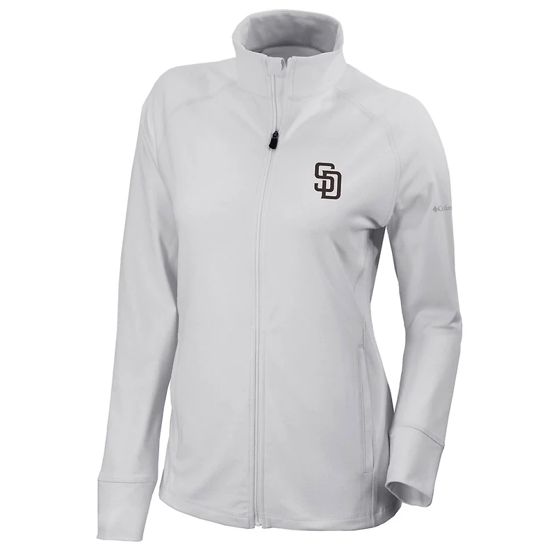 Columbia San Diego Padres Omni-Wick Greenkeeper Full-Zip Jacket