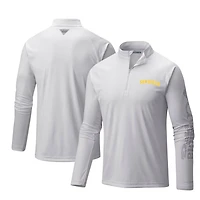 Columbia San Diego Padres Terminal Tackle Omni-Shade Raglan Quarter-Zip Pullover Top