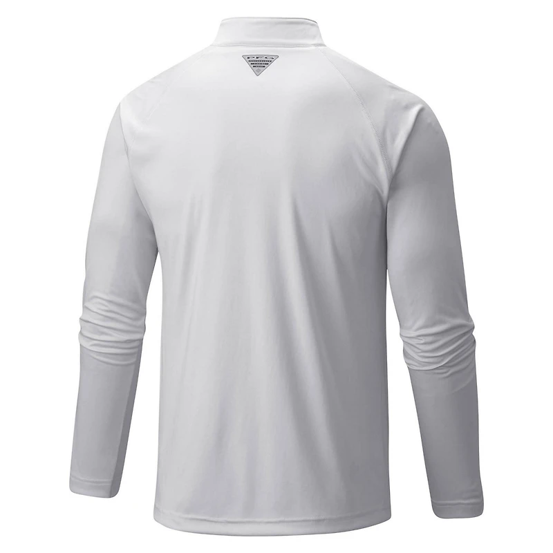 Columbia San Diego Padres Terminal Tackle Omni-Shade Raglan Quarter-Zip Pullover Top