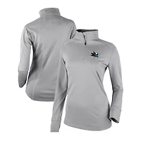 Columbia San Jose Sharks Omni-Wick Shotgun 20 Quarter-Zip Pullover Top