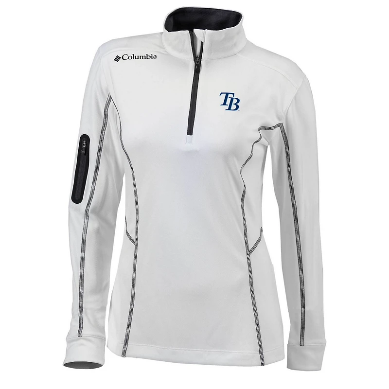 Columbia Tampa Bay Rays Omni-Wick Shotgun Quarter-Zip Pullover Top