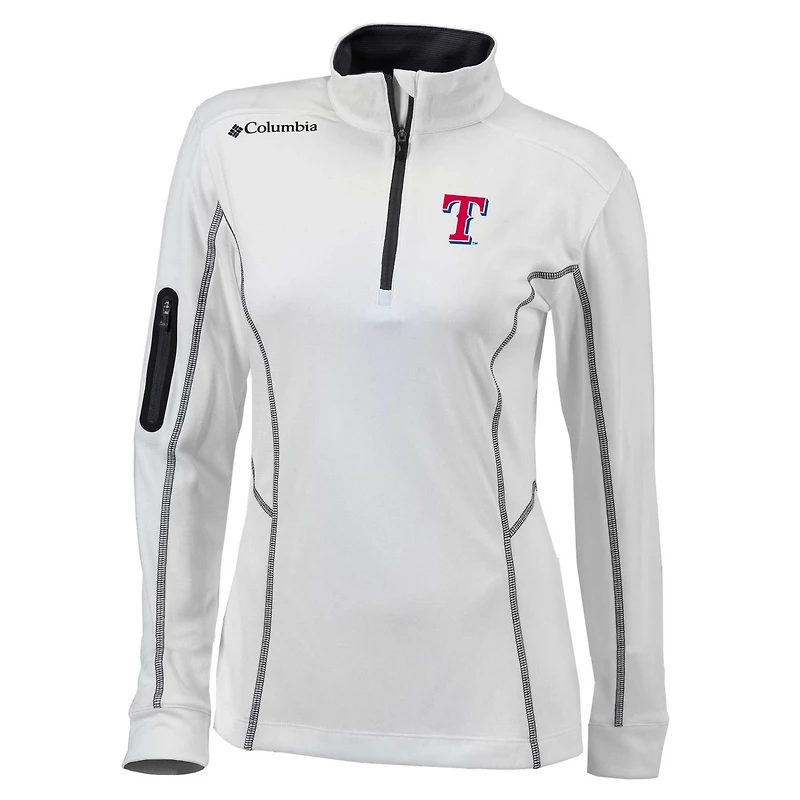 Columbia Texas Rangers Omni-Wick Shotgun Quarter-Zip Pullover Top