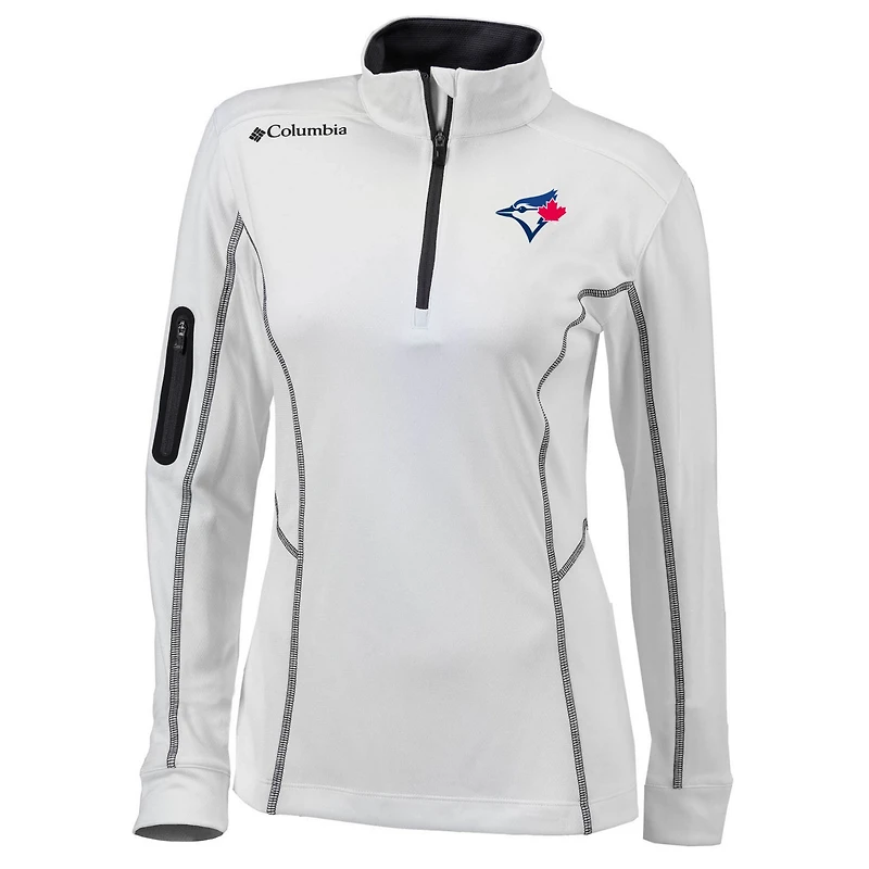 Columbia Toronto Blue Jays Omni-Wick Shotgun Quarter-Zip Pullover Top