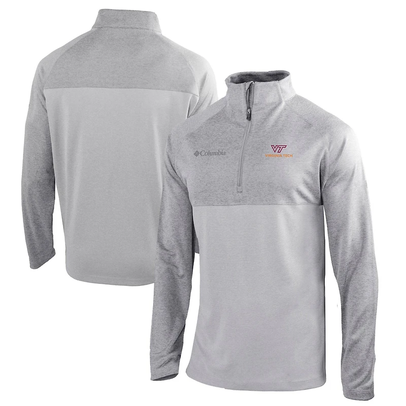 Columbia Virginia Tech Hokies Omni-Wick Rockin' It Quarter-Zip Pullover Top
