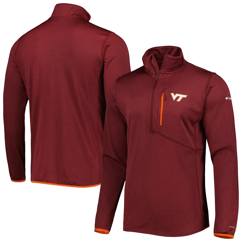 Columbia Virginia Tech Hokies Park View Omni-Wick Half-Zip Top