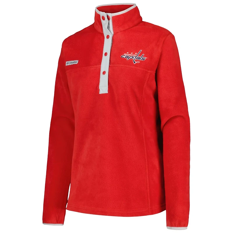 Columbia Washington Capitals Benton Springs Half-Snap Jacket