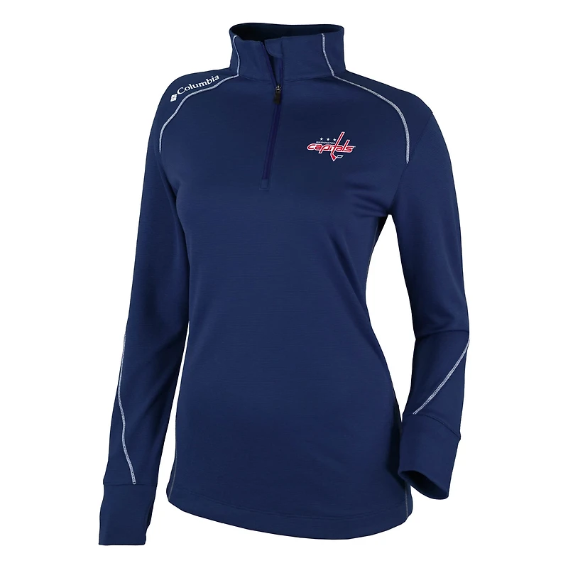 Columbia Washington Capitals Omni-Wick Shotgun 20 Quarter-Zip Pullover Top