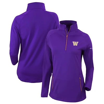 Columbia Washington Huskies Outward Nine Quarter-Zip Pullover Top