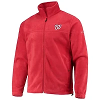 Columbia Washington Nationals Full-Zip Flanker Jacket