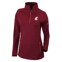 Columbia Washington State Cougars Outward Nine Quarter-Zip Pullover Top