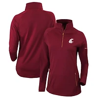 Columbia Washington State Cougars Outward Nine Quarter-Zip Pullover Top