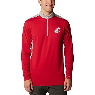 Columbia Washington State Cougars Tech Trail Omni-Shade Quarter-Zip Top