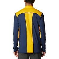 Columbia West Virginia Mountaineers Tech Trail Omni-Shade Quarter-Zip Top
