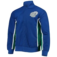 Dallas Mavericks Mitchell  Ness Hardwood Classics 75th Anniversary Authentic Warmup Full-Snap Jacket