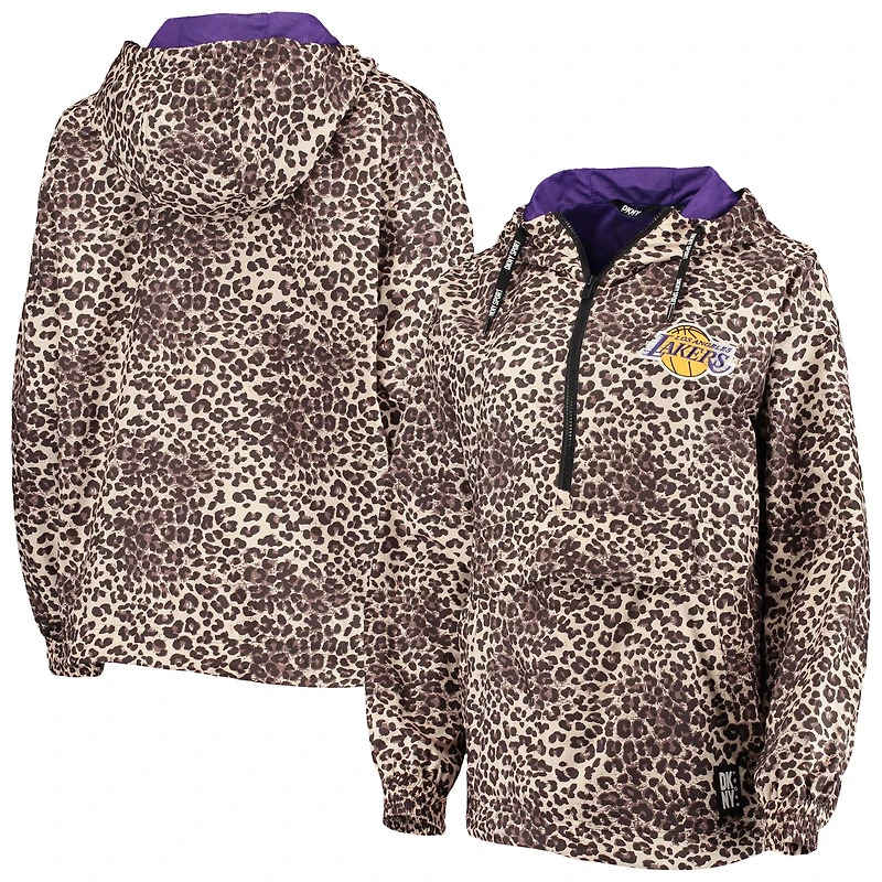DKNY Sport Los Angeles Lakers Gabriella Windbreaker Half-Zip Hoodie