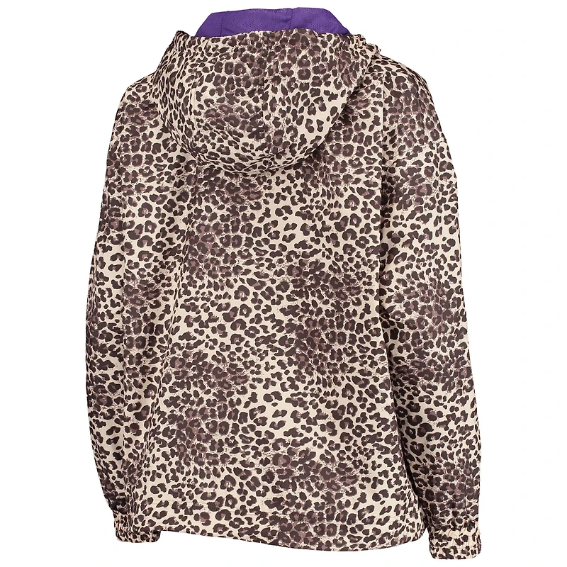 DKNY Sport Los Angeles Lakers Gabriella Windbreaker Half-Zip Hoodie