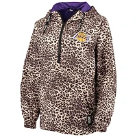 DKNY Sport Los Angeles Lakers Gabriella Windbreaker Half-Zip Hoodie