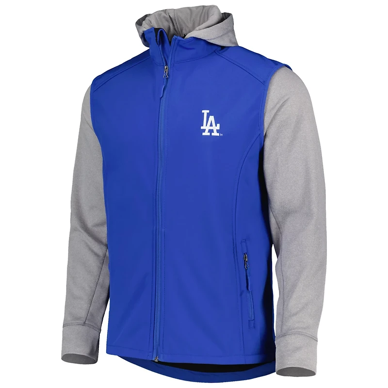 Dunbrooke /Heather Gray Los Angeles Dodgers Alpha Full-Zip Jacket