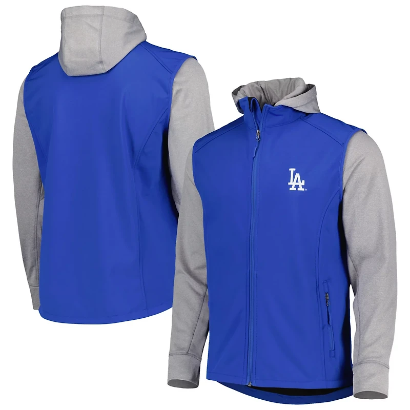 Dunbrooke /Heather Gray Los Angeles Dodgers Alpha Full-Zip Jacket