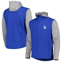 Dunbrooke /Heather Gray Los Angeles Dodgers Alpha Full-Zip Jacket