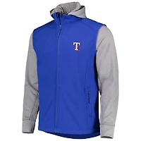 Dunbrooke /Heather Gray Texas Rangers Alpha Full-Zip Jacket