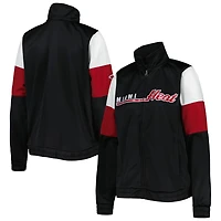 G-III 4Her by Carl Banks Miami Heat Change Up Full-Zip Track Jacket