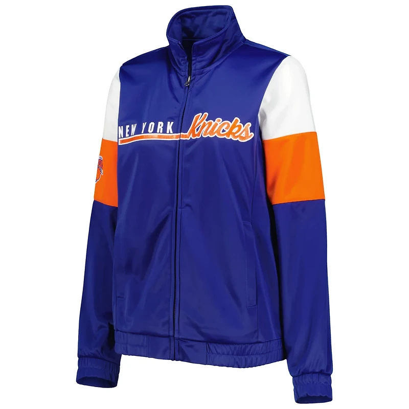 G-III 4Her by Carl Banks New York Knicks Change Up Full-Zip Track Jacket