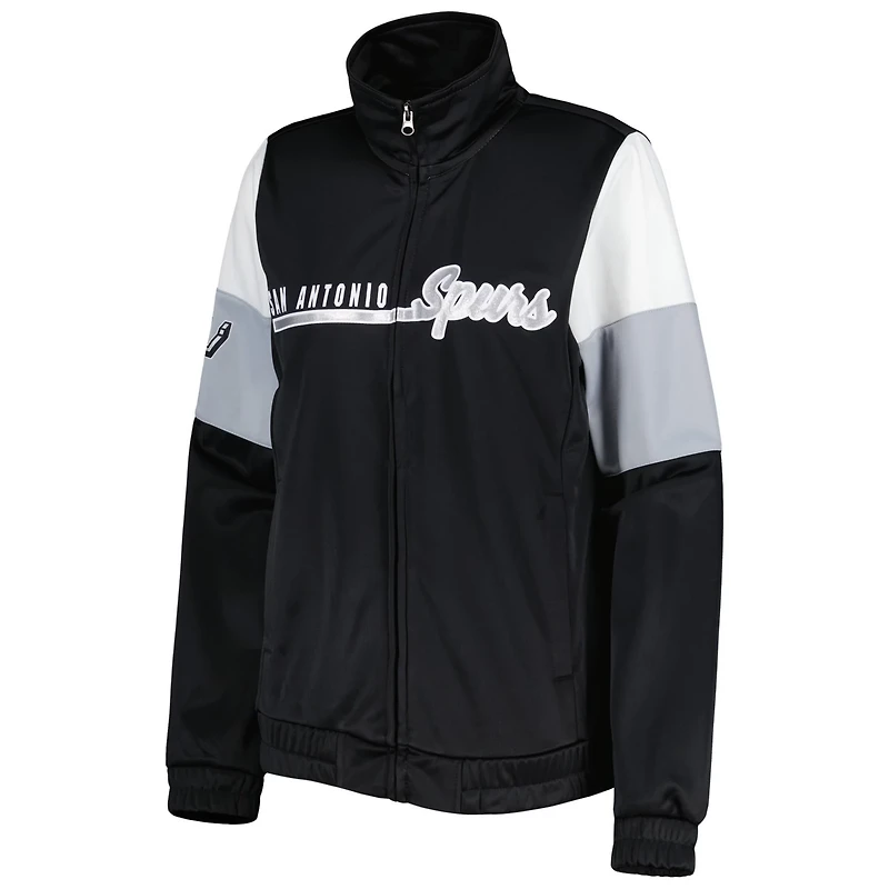 G-III 4Her by Carl Banks San Antonio Spurs Change Up Full-Zip Track Jacket