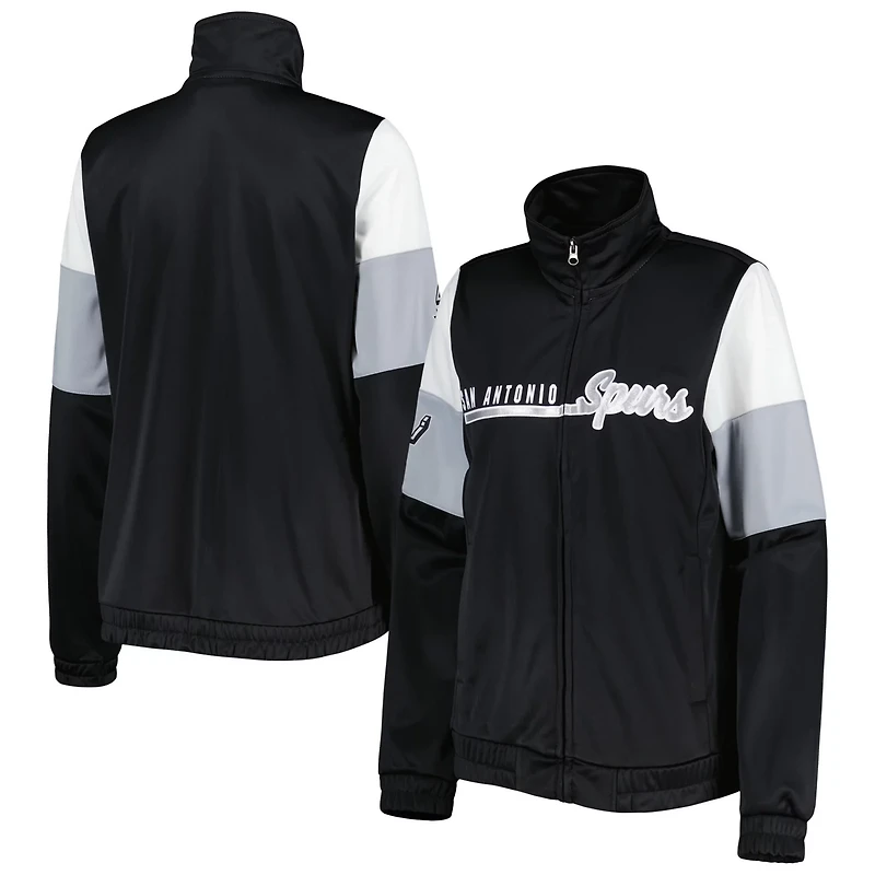G-III 4Her by Carl Banks San Antonio Spurs Change Up Full-Zip Track Jacket