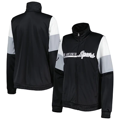 G-III 4Her by Carl Banks San Antonio Spurs Change Up Full-Zip Track Jacket
