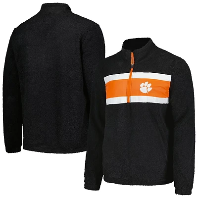 G-III Sports by Carl Banks Clemson Tigers Pinch Runner Half-Zip Top