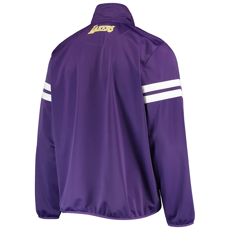G-III Sports by Carl Banks Los Angeles Lakers Power Pitcher Full-Zip Track Jacket