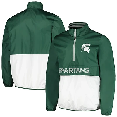 G-III Sports by Carl Banks Michigan State Spartans Cornerman Half-Zip Top