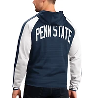 G-III Sports by Carl Banks Penn State Nittany Lions Neutral Zone Raglan Full-Zip Track Jacket Hoodie