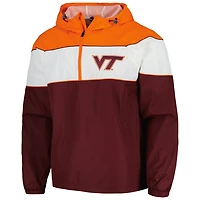 G-III Sports by Carl Banks Virginia Tech Hokies Center Line Half-Zip Raglan Hoodie Jacket