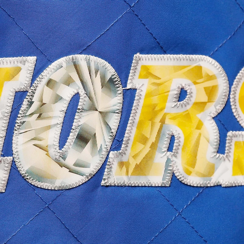 Golden State Warriors Mitchell  Ness Hardwood Classics 75th Anniversary Authentic Warmup Full-Snap Jacket