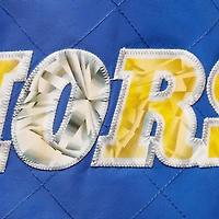 Golden State Warriors Mitchell  Ness Hardwood Classics 75th Anniversary Authentic Warmup Full-Snap Jacket