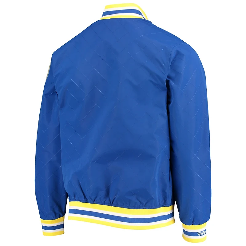 Golden State Warriors Mitchell  Ness Hardwood Classics 75th Anniversary Authentic Warmup Full-Snap Jacket