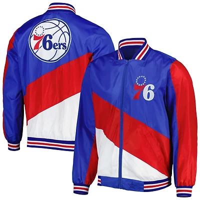 JH Design Philadelphia 76ers Ripstop Nylon Full-Zip Jacket