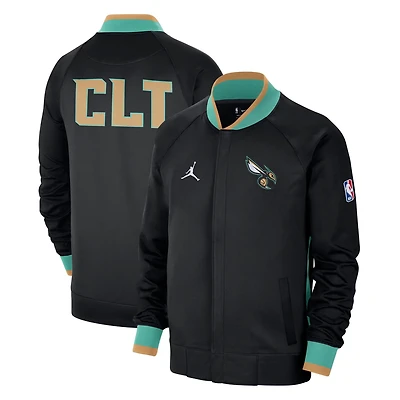 Jordan Brand /Mint Charlotte Hornets 2022/23 City Edition Showtime Thermaflex Full-Zip Jacket