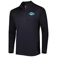 Levelwear Los Angeles Lakers Nano Engineered Knit Fabric Quarter-Zip Jacket