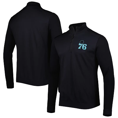Levelwear Philadelphia 76ers Nano Engineered Knit Fabric Quarter-Zip Jacket