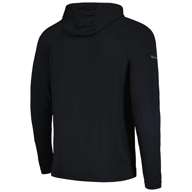 Levelwear Philadelphia 76ers Zander Hoodie Raglan Quarter-Zip Top