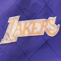 Los Angeles Lakers Mitchell  Ness Hardwood Classics 75th Anniversary Authentic Warmup Full-Snap Jacket