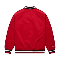 Mitchell  Ness Chicago Bulls Hardwood Classics Throwback Wordmark Raglan Full-Snap Jacket