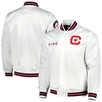 Mitchell  Ness Chicago Fire City Full-Snap Satin Jacket