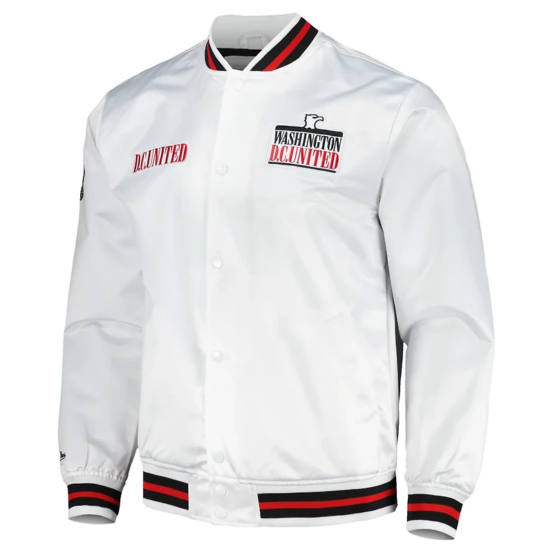 Mitchell  Ness DC United City Full-Snap Satin Jacket
